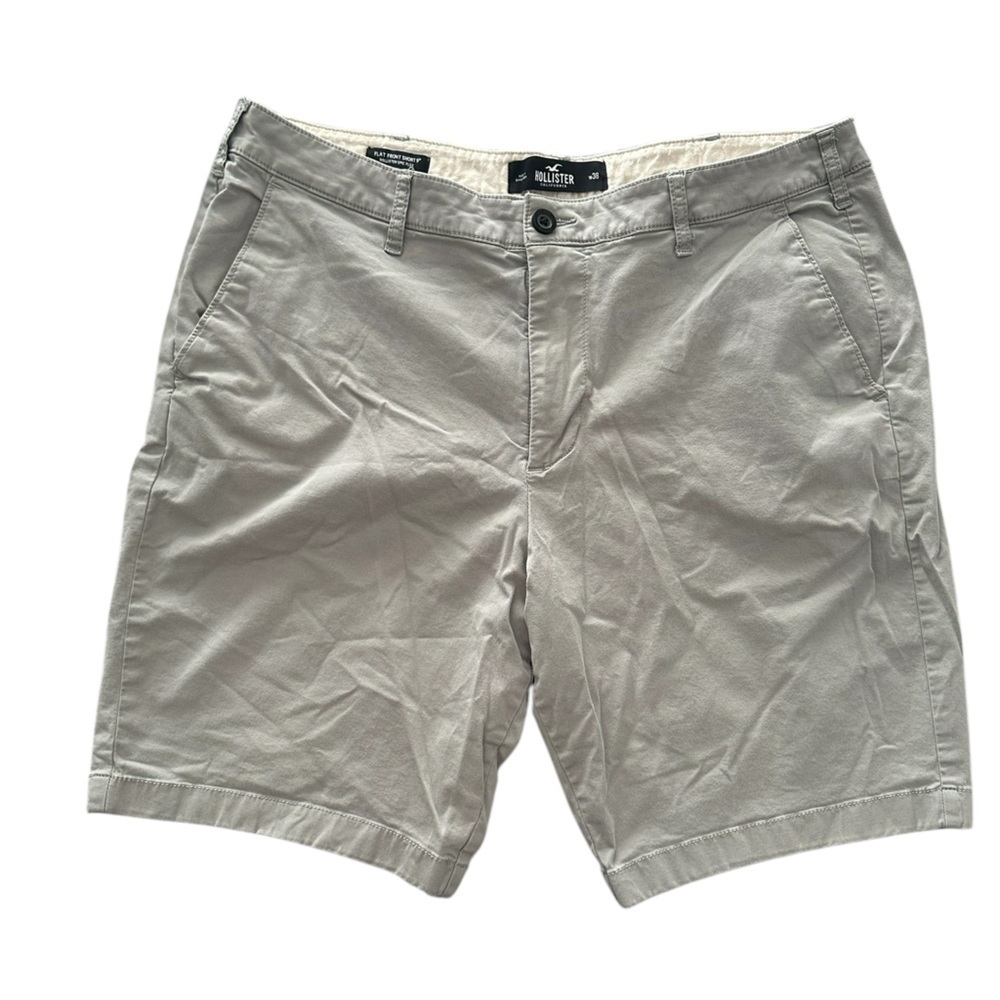 Hollister Flat Front Short 9” Gray Men’s 38 waist